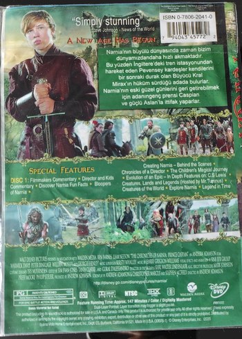 Narnia Prens Caspian Orijinal Çekim Poster - Görsel 2