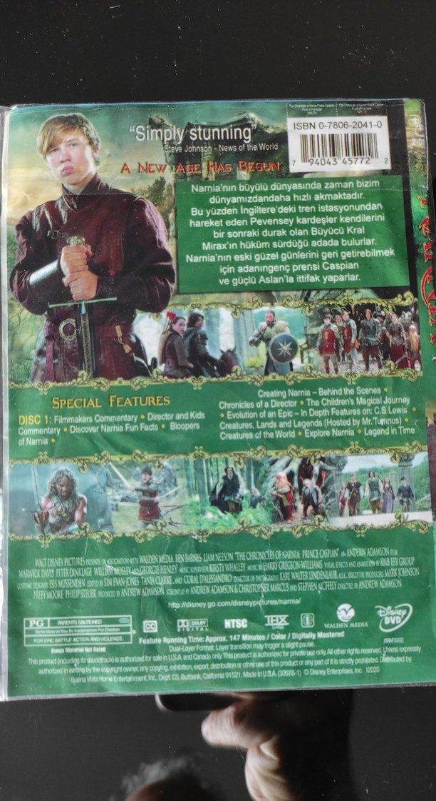 Narnia Prens Caspian Orijinal Çekim Poster - Görsel 2