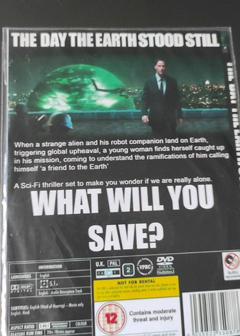 Dünyanın Durduğu Gün Türkçe Dublaj DVD - Görsel 2