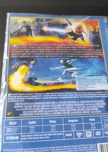 Fantastik 4 Dörtlü - Gümüş Sörfçünün Yükselişi DVD - Görsel 2