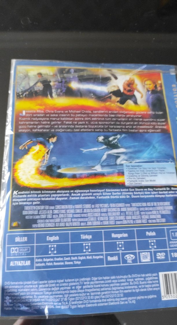 Fantastik 4 Dörtlü - Gümüş Sörfçünün Yükselişi DVD - Görsel 2