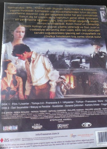 Arsen Lüpen 2 Diskli Özel Versiyon DVD - Görsel 2