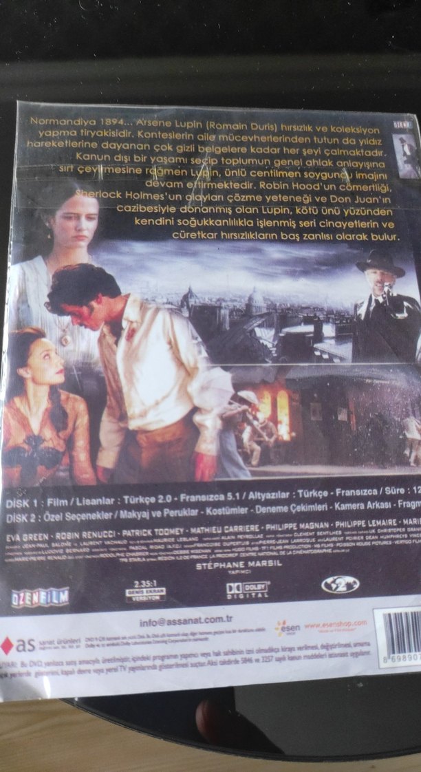 Arsen Lüpen 2 Diskli Özel Versiyon DVD - Görsel 2