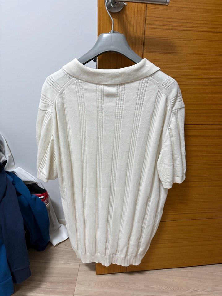 Erkek Beyaz Kısa Kollu Polo Tişört - Görsel 3