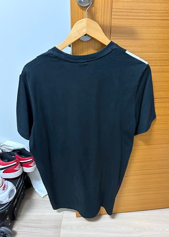 Nike Siyah Beyaz Pamuklu Erkek Tişört - Görsel 3