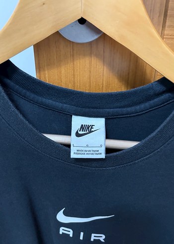 Nike Siyah Beyaz Pamuklu Erkek Tişört - Görsel 2