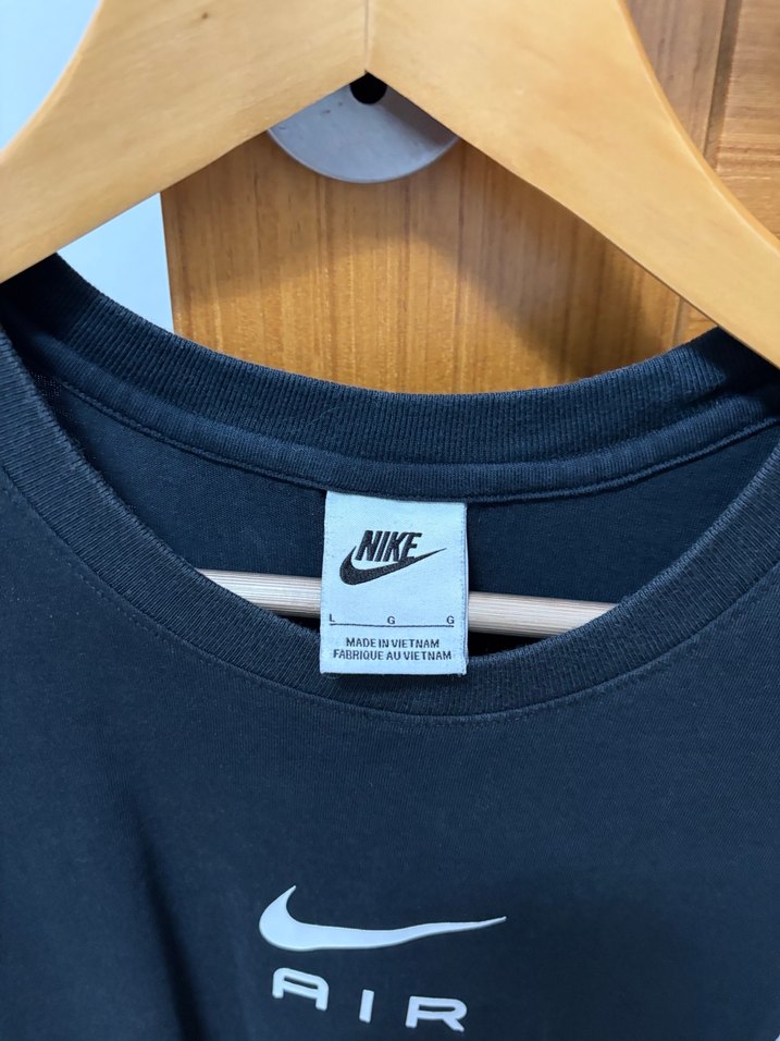 Nike Siyah Beyaz Pamuklu Erkek Tişört - Görsel 2