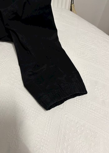 Siyah Kemerli Rahat Kesim Erkek Eşofman Altı - Görsel 2