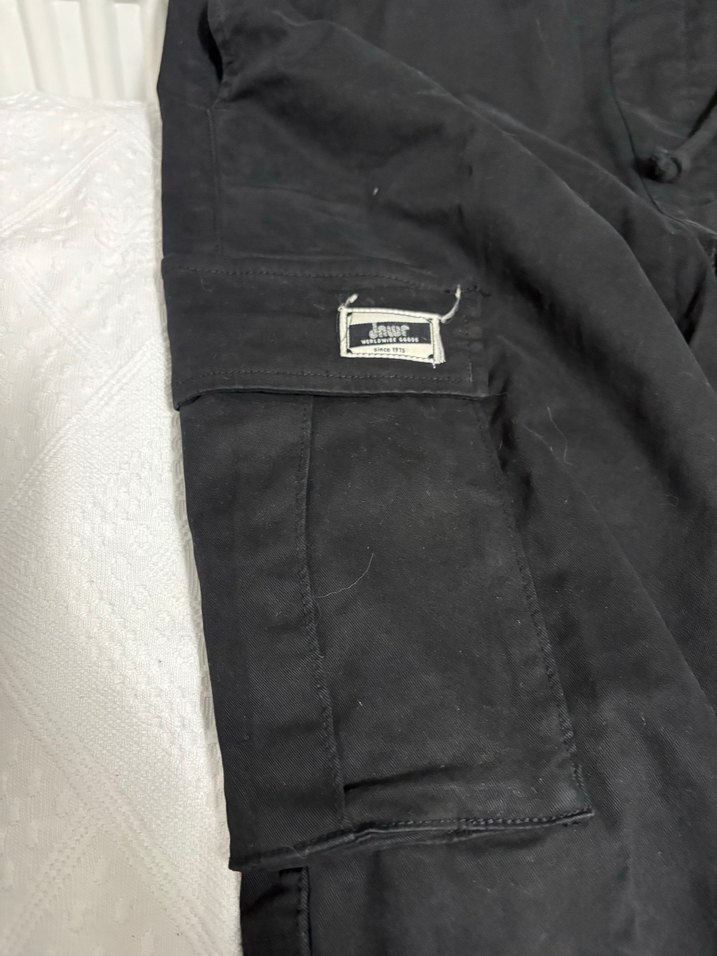 Siyah Kemerli Rahat Kesim Erkek Eşofman Altı - Görsel 3