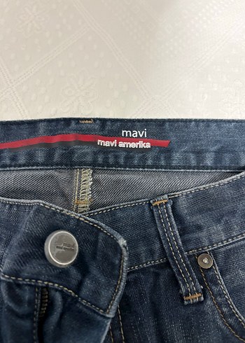 Erkek Koyu Mavi Denim Günlük Kot Pantolon - Görsel 2