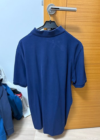 Lacivert Kısa Kollu Polo Tişört - Görsel 3