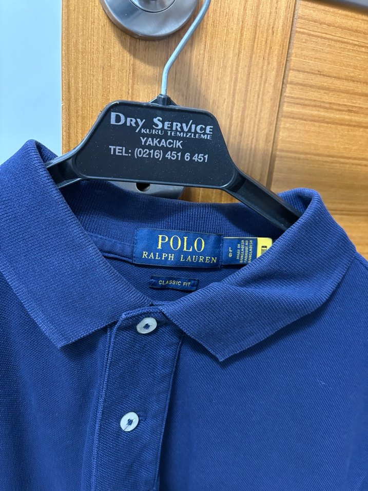 Lacivert Kısa Kollu Polo Tişört - Görsel 2