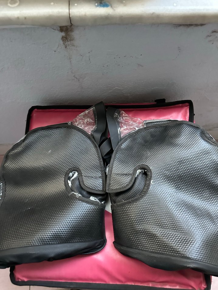 Siyah motorsiklet el koruyucu - Görsel 3