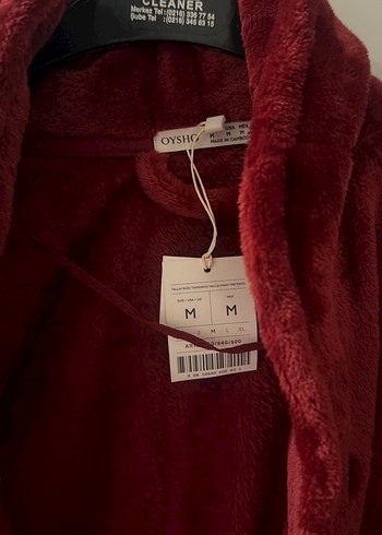 Sıfır Bordo Oysho Sabahlık - Görsel 2