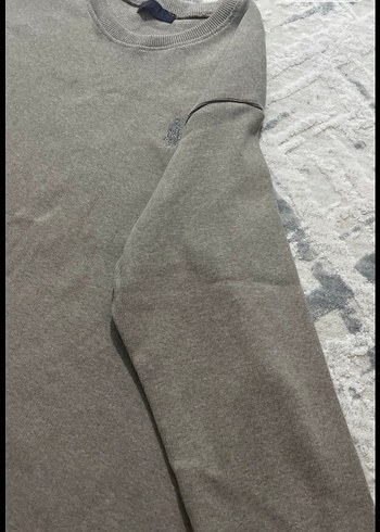 Gri Erkek Uzun Kollu Sweatshirt - Görsel 7