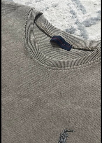 Gri Erkek Uzun Kollu Sweatshirt - Görsel 5