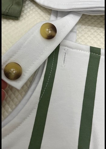 Yeşil Kısa Kollu Erkek Bebek Takımı - Görsel 5