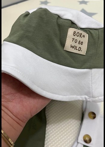 Yeşil Kısa Kollu Erkek Bebek Takımı - Görsel 6