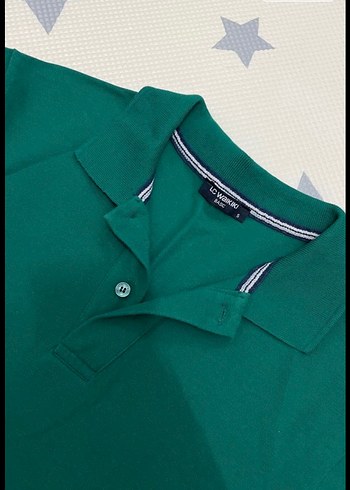 Erkek Yeşil Kısa Kollu Polo Tişört - Görsel 3