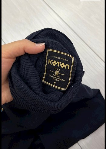 Siyah Boğazlı Kadın Triko - Görsel 5