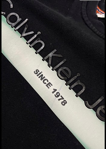 Calvin Klein Siyah Erkek Sweatshirt - Görsel 7