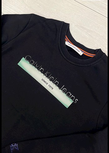 Calvin Klein Siyah Erkek Sweatshirt - Görsel 3