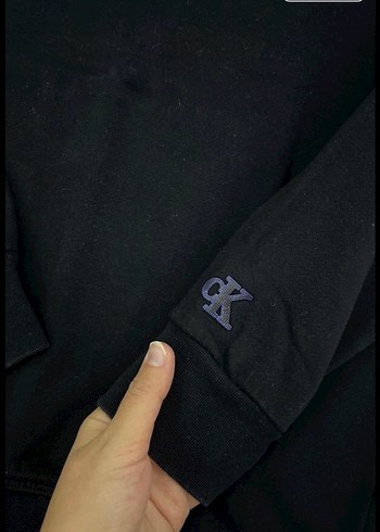 Calvin Klein Siyah Erkek Sweatshirt - Görsel 2