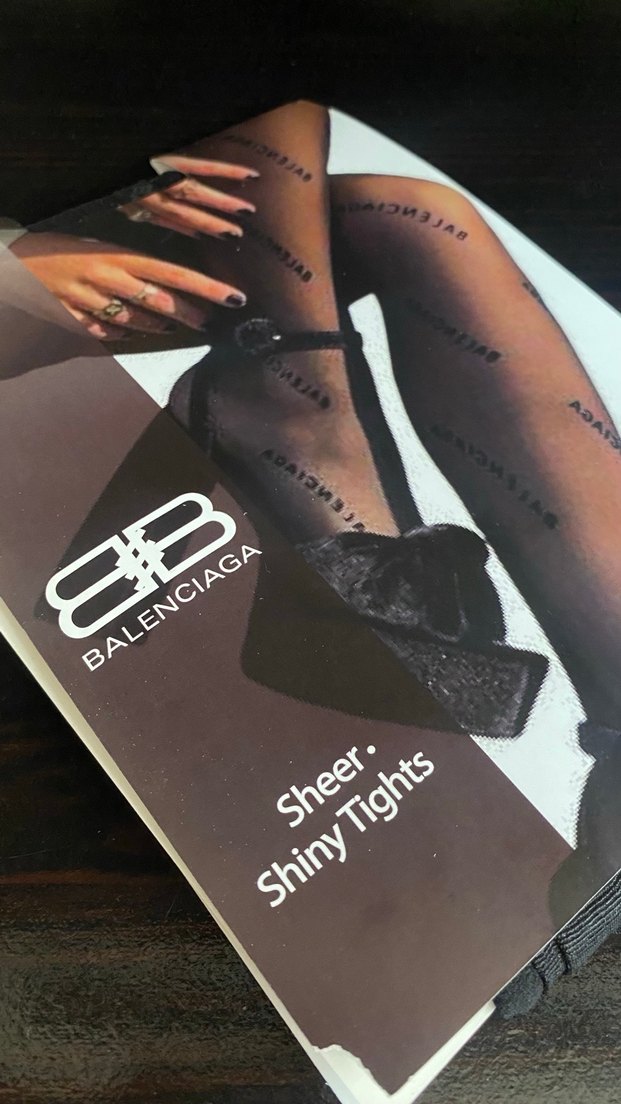 Balenciaga ince Külotlu Çorap - Görsel 2