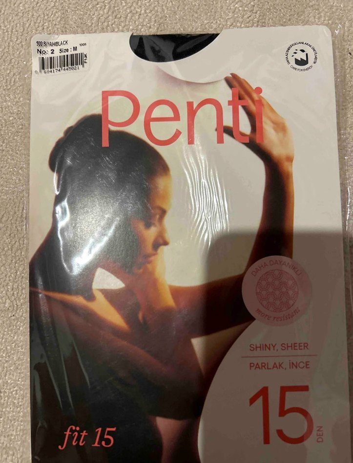 Fıt15 siyah parlak külotlu çorap - Görsel 2