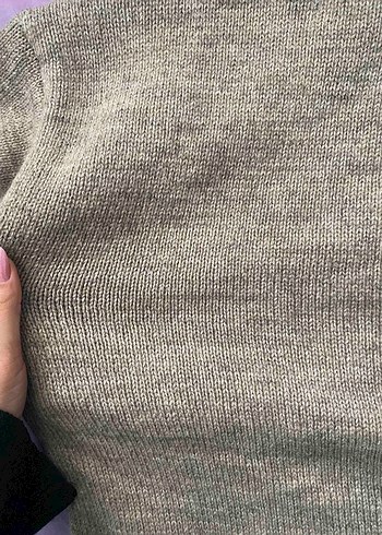 Sütlü kahve trıko kazak - Görsel 3