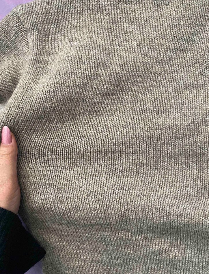 Sütlü kahve trıko kazak - Görsel 3