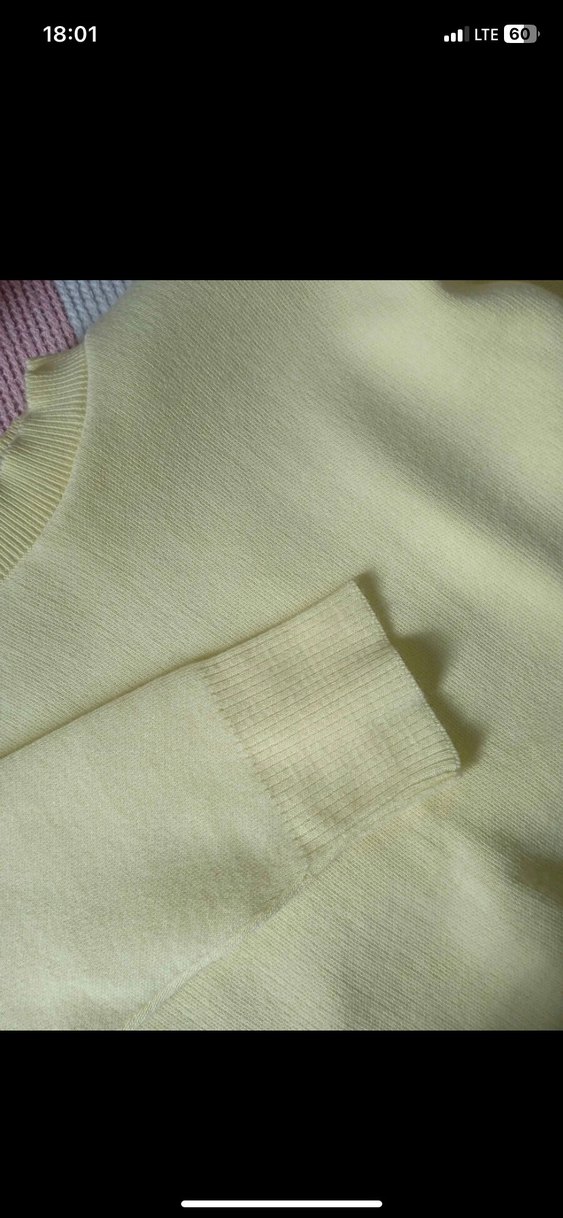 Sarı trıko  Salaş Kazak - Görsel 2