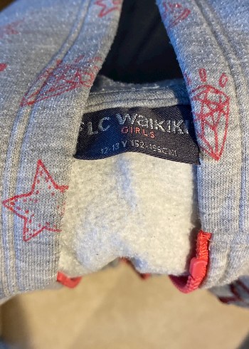 Kız Çocuk Kapüşonlu Fermuarlı Sweatshirt - Görsel 3