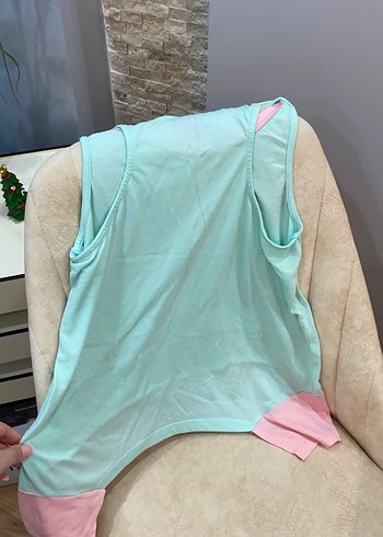 genç kız Pamuklu Kolsuz Tişört - Görsel 2