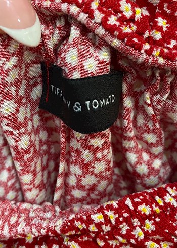 Kırmızı Fırfırlı Uzun Kollu Mini Bluz - Görsel 2