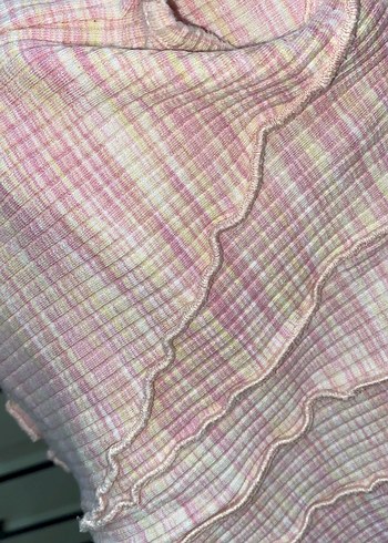 Pembe Crop Top - Görsel 4