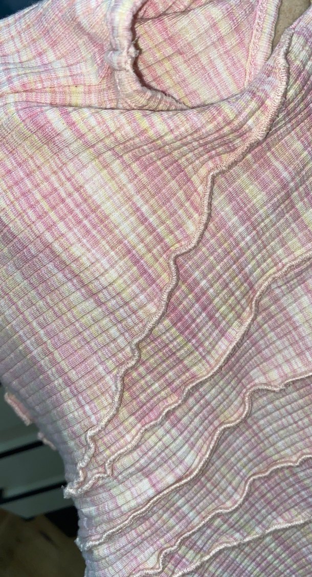 Pembe Crop Top - Görsel 4