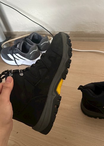 Siyah Bağcıklı Erkek Kauçuk Bot - Görsel 4