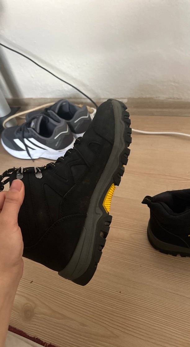 Siyah Bağcıklı Erkek Kauçuk Bot - Görsel 4