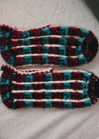 El örgüsü bayan patik - Görsel 3