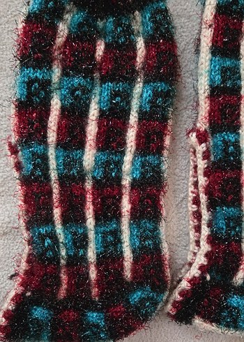 El örgüsü bayan patik - Görsel 2