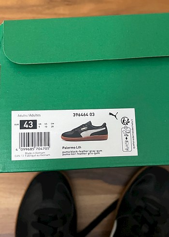 Siyah Puma Palermo Deri Erkek Spor Ayakkabı - Görsel 7