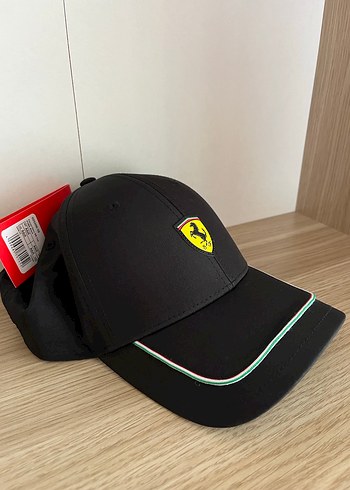 Puma Siyah Ferrari Logolu Erkek Şapka - Görsel 4