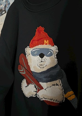 Mudo Desenli Sweatshirt - Görsel 3