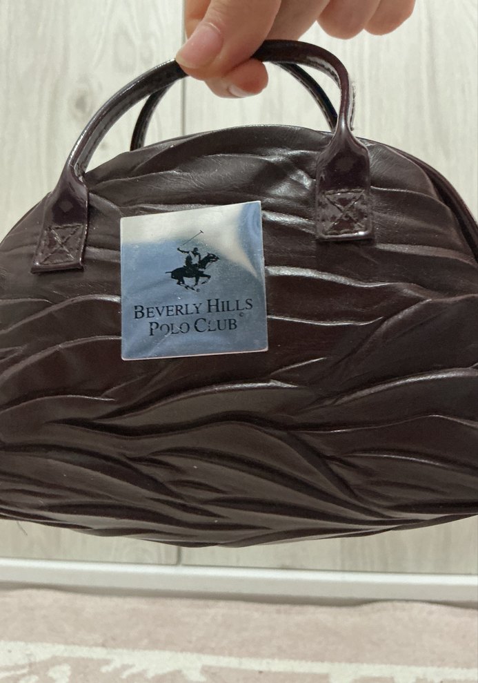 Beverly Hills Polo Club Kahverengi Deri Çanta - Görsel 2