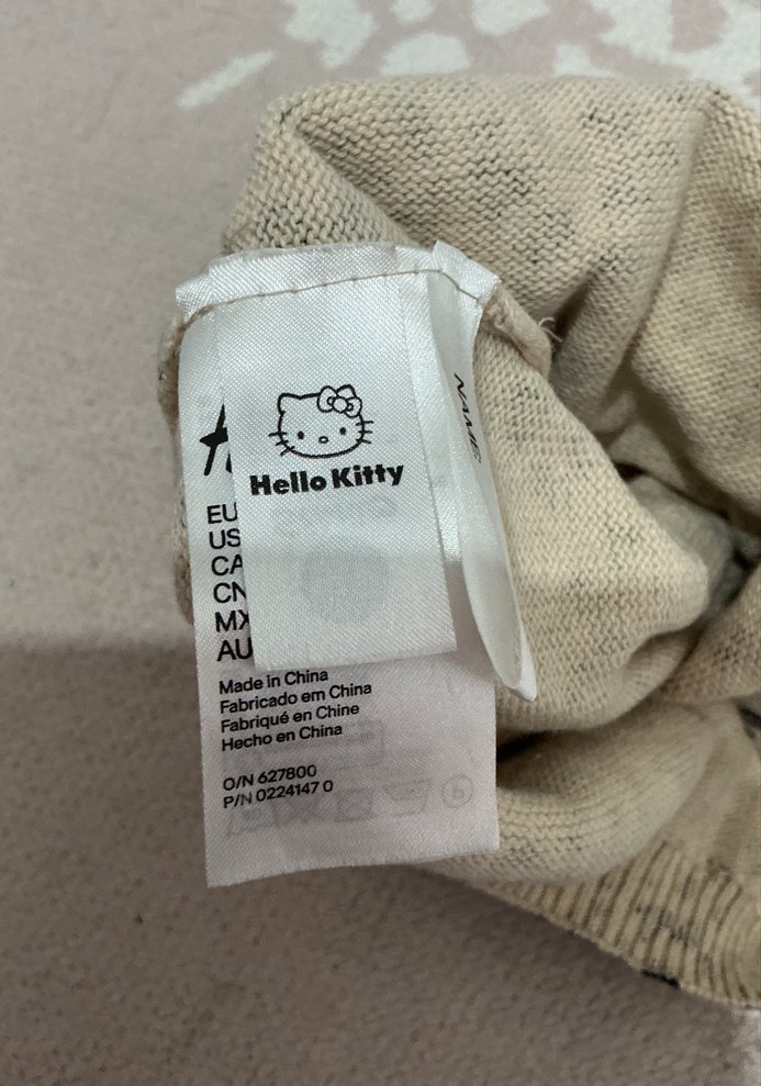 Leopar Desenli Hello Kitty y2k bere - Görsel 3