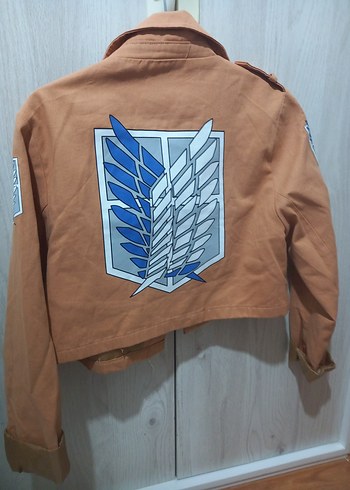 Attack on titan cosplay ceket - Görsel 2