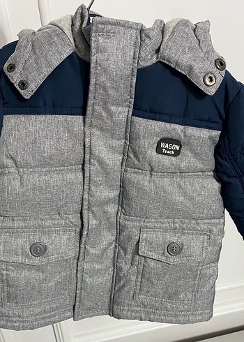 Erkek Çocuk Gri Street Wear Mont - Görsel 3