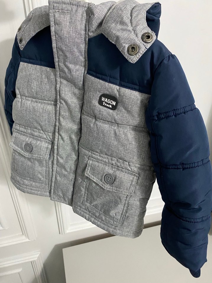 Erkek Çocuk Gri Street Wear Mont - Görsel 2