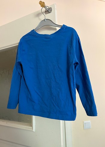 Erkek Çocuk Mavi Baskılı Sweatshirt - Görsel 2